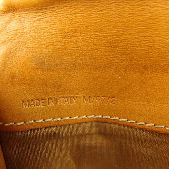 CELINE Bi -fold Wallet Macadam Beige PVC x Leather Authentic USED - Picture 9 of 11